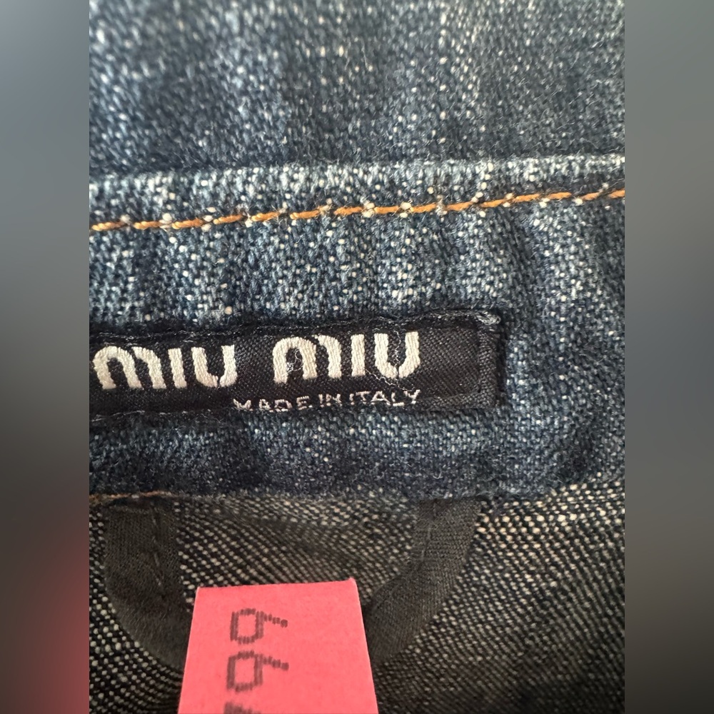 Miu Miu Blue Denim Jacket Size XL - Picture 7 of 12